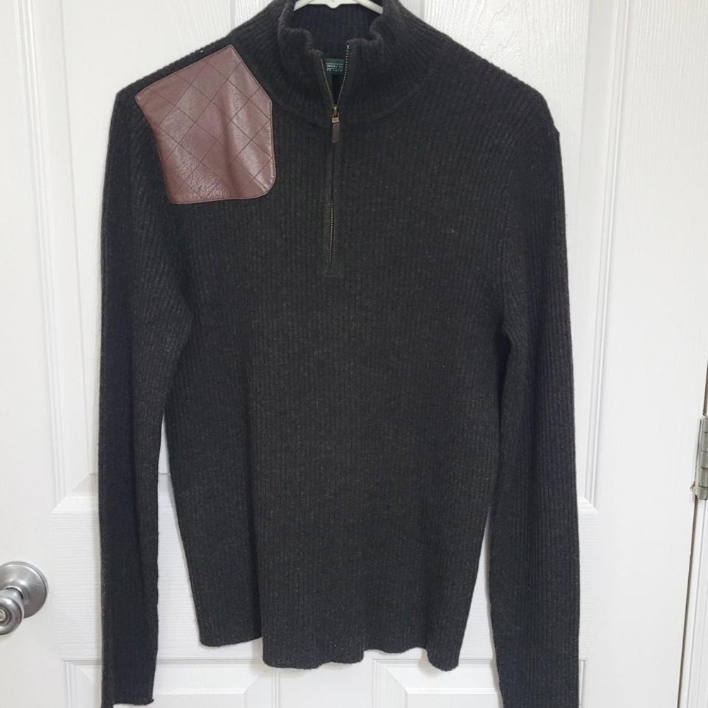 Ralph Lauren‎ Wool and Cashmere blend shooting sweater